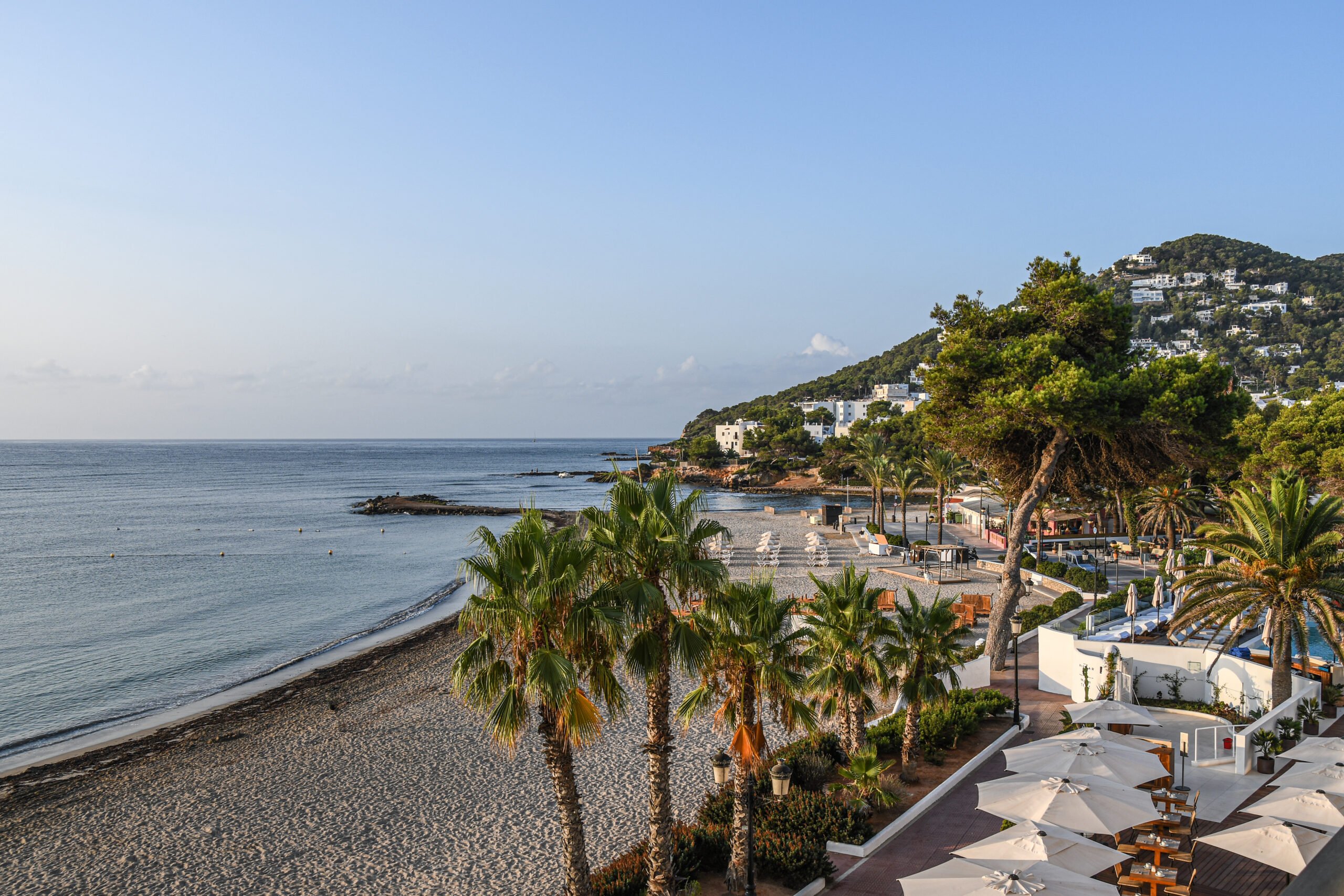 El tranquilo pueblo de Santa Eulalia del Rio, en Ibiza